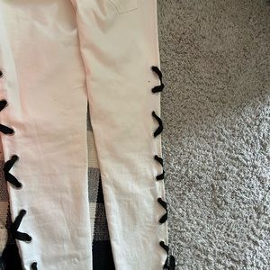 A.Z.I. Jeans of New York black lace on sides